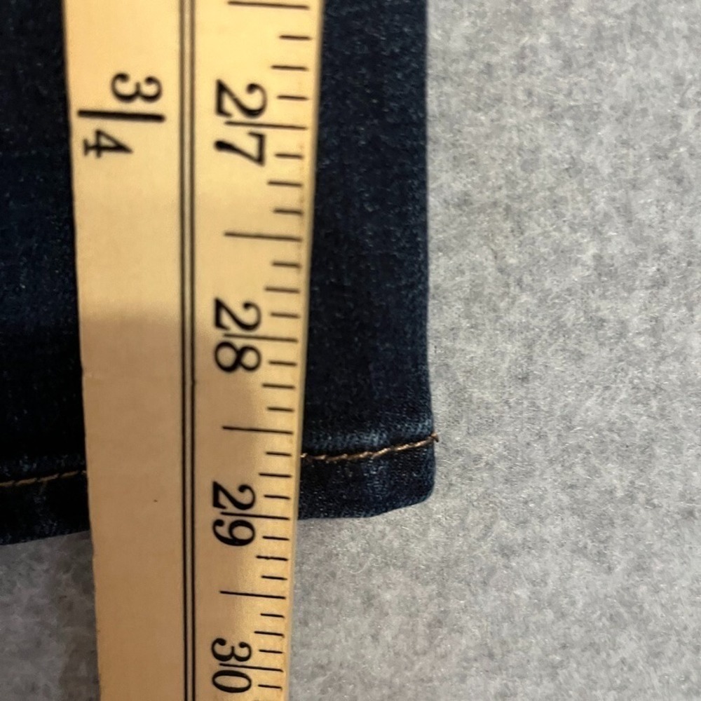 Chicos Jeans Womens 4 Short Chicos 0 Short So Lifting Straight Leg Dark Denim - Picture 6 of 11